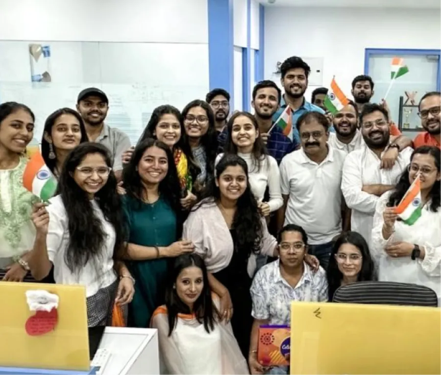 The Social Donut team in the office